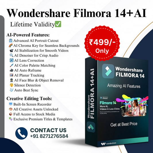 FILMORA-14 + Ai Features (Latest-2025-version)