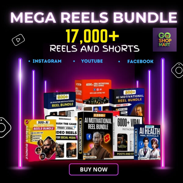 Mega Reels Bundle – 17000+ Viral Reels Bundle